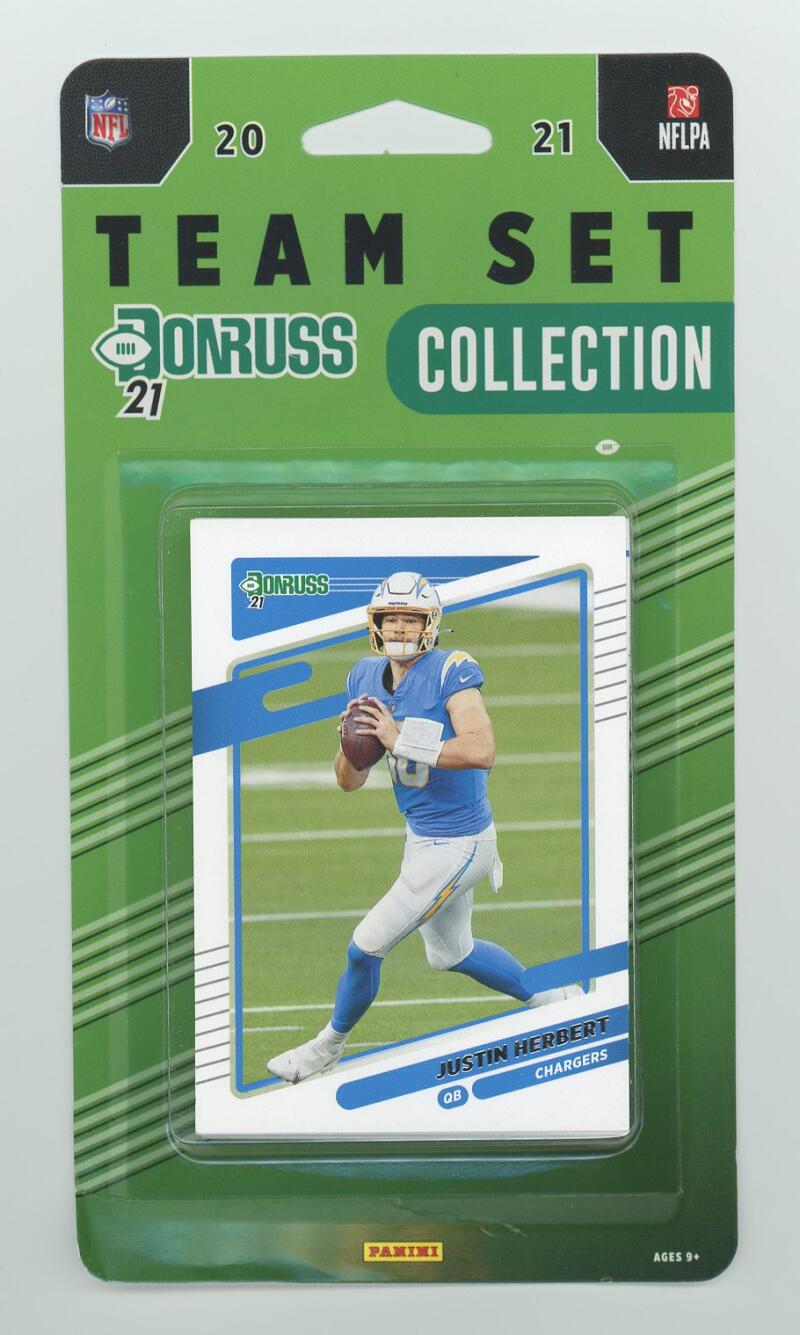 2021 Panini NFL Los Angeles Chargers Football Team Set  Image 1