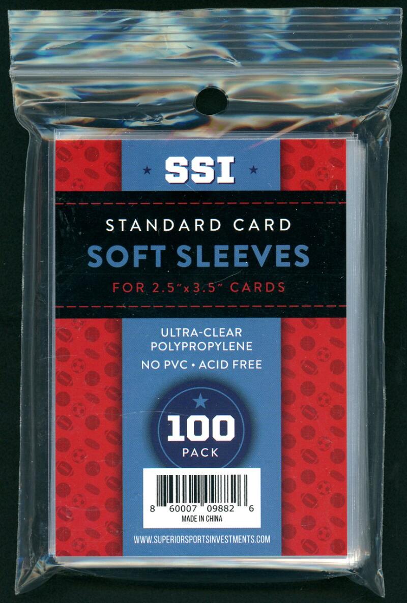 Superior Sports Investments SSI (2) Pack Standard Sports Card 200 ct Soft Sleeves  Image 2