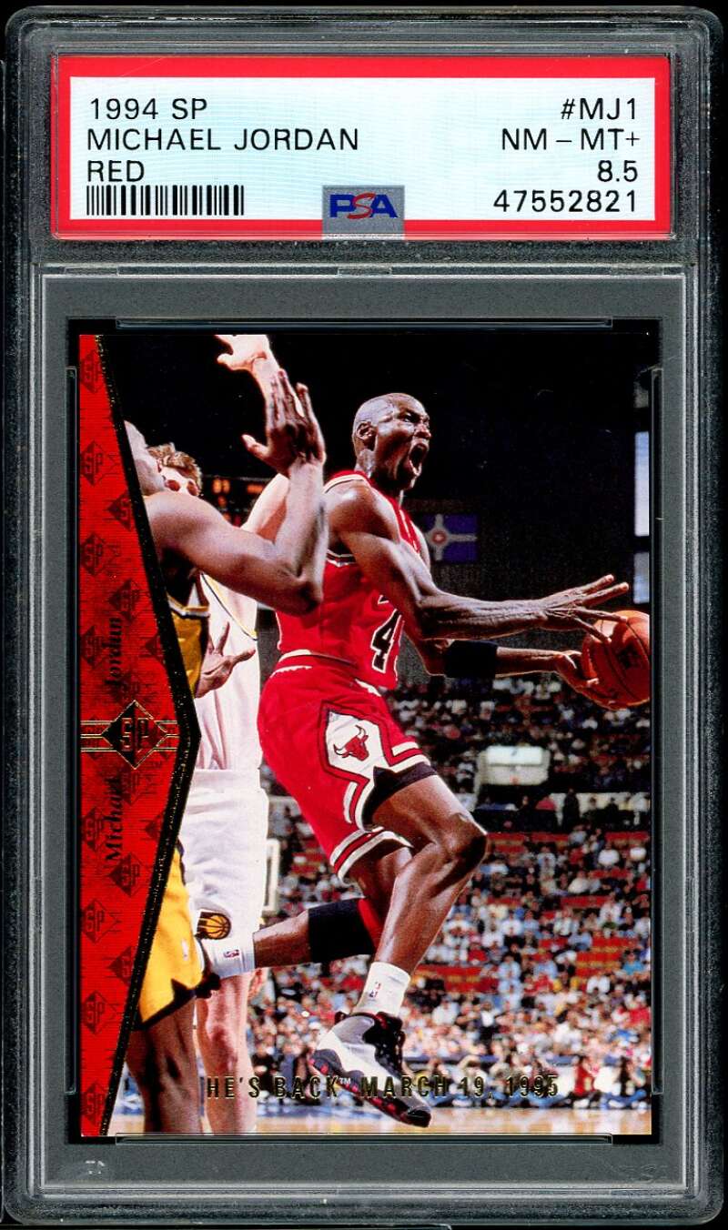 Michael Jordan Card 1994-95 SP #MJ1 PSA 8.5 Image 1