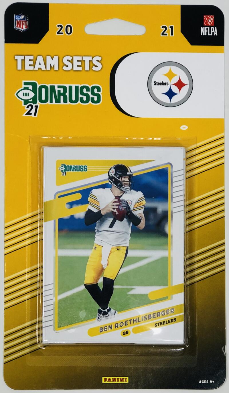 2021 Panini NFL Donruss Pittsburgh Steelers Football Team Set Image 1