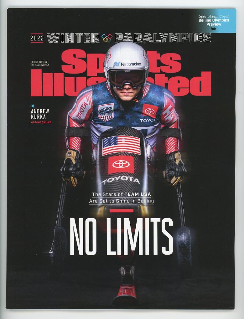 Sports Illustrated Magazine FEBRUARY 2022 Winter Olympics and Paralympics Jessie Diggins Andrew Kurka Image 2