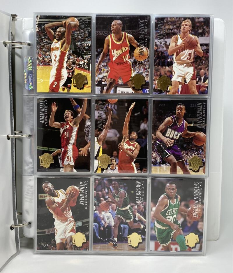 1994-95 Ultra 1-350 Power 1-10 Award Winners 1-4 Rebound Kings 1-10 Basketball Hand Collated Binder Set Image 1