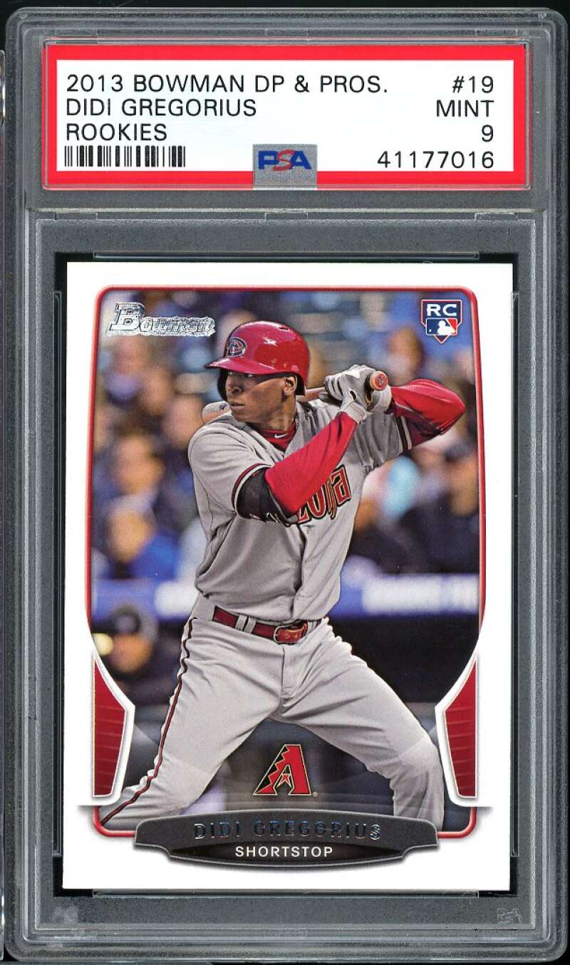 Didi Gregorius Rookie Card 2013 Bowman Draft Picks n Prospects #19 PSA 9 Image 1