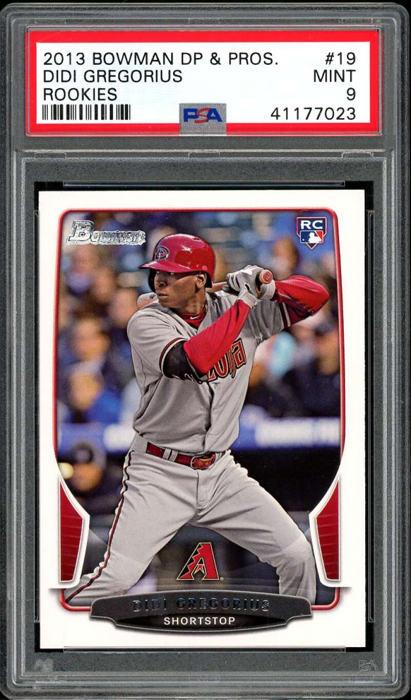 Didi Gregorius Rookie Card 2013 Bowman Draft Picks n Prospects #19 PSA 9 Image 1