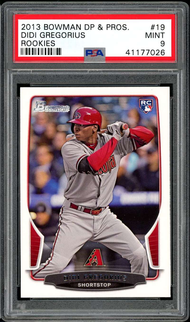 Didi Gregorius Rookie Card 2013 Bowman Draft Picks n Prospects #19 PSA 9 Image 1