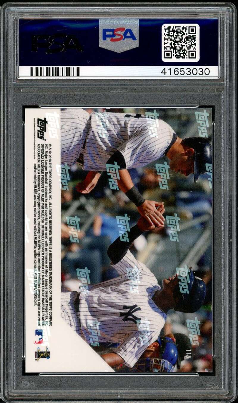 Miguel Andujar Rookie Card 2018 Topps Now #115 PSA 9 Image 2