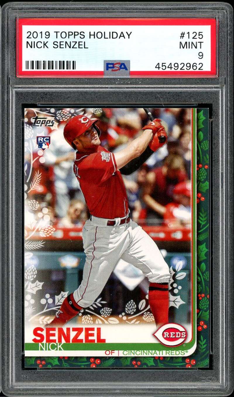 Nick Senzel Rookie Card 2019 Topps Holiday #125 PSA 9 Image 1