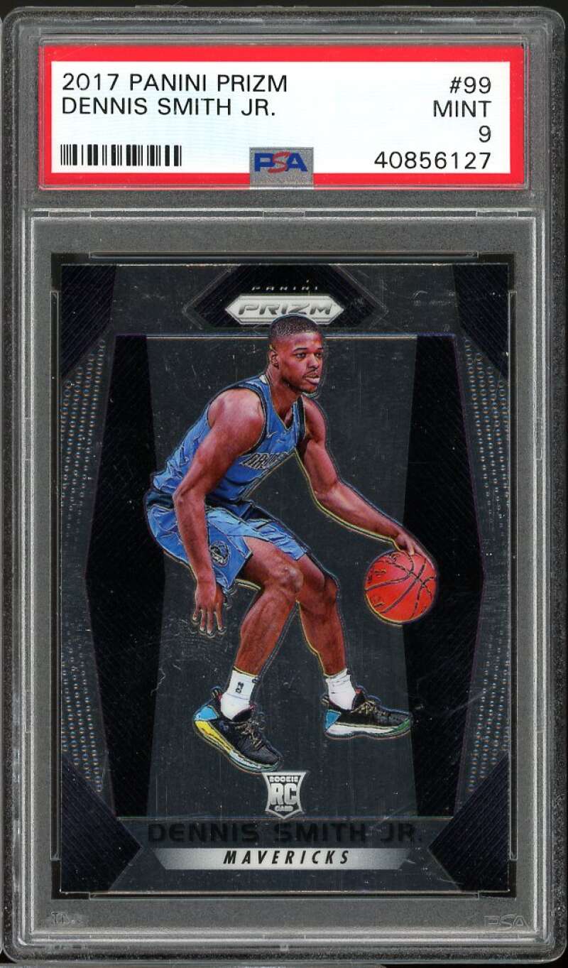 Dennis Smith Jr. Rookie Card 2017-18 Panini Prizm #99 PSA 9 Image 1