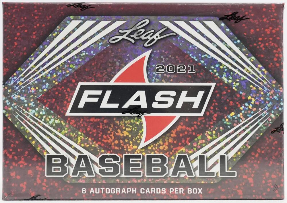 2021 Leaf Flash Baseball Hobby Box Image 1