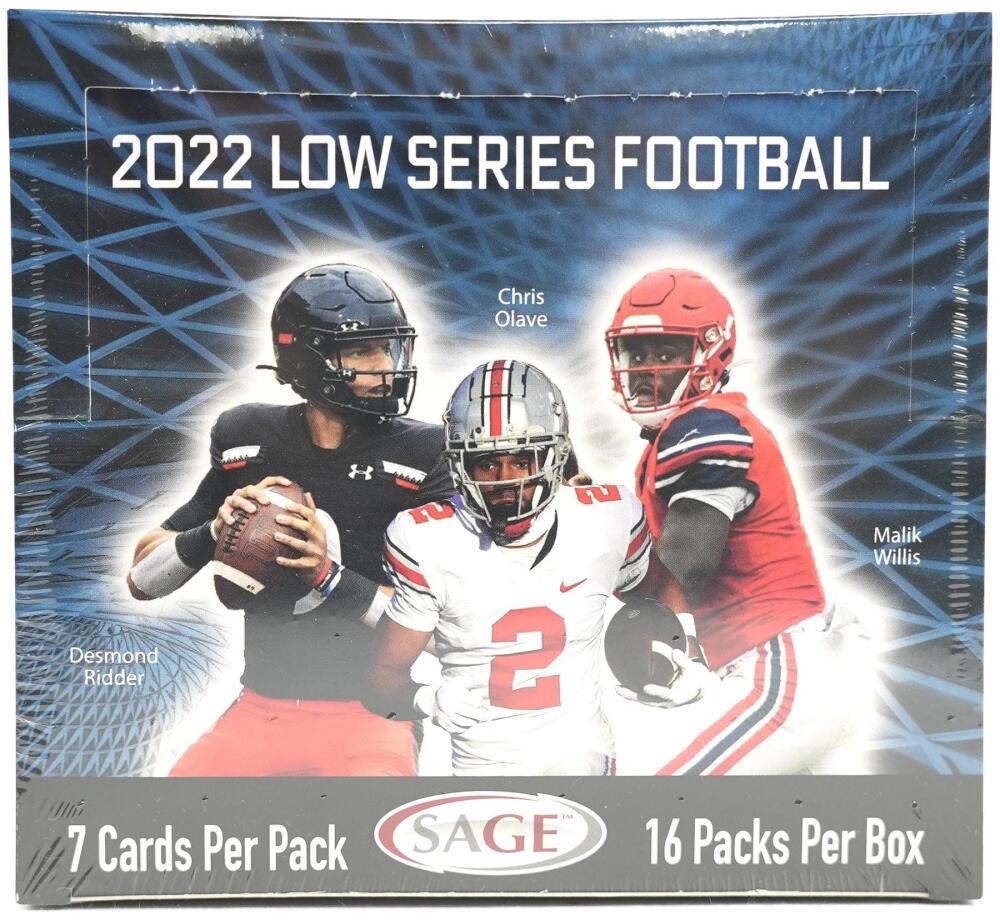 2022 Sage Low Series Football Hobby Box Image 1