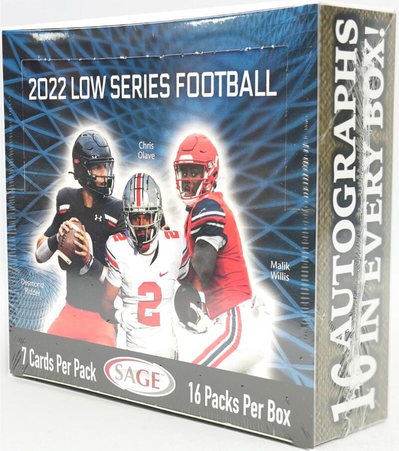 2022 Sage Low Series Football Hobby Box Image 2