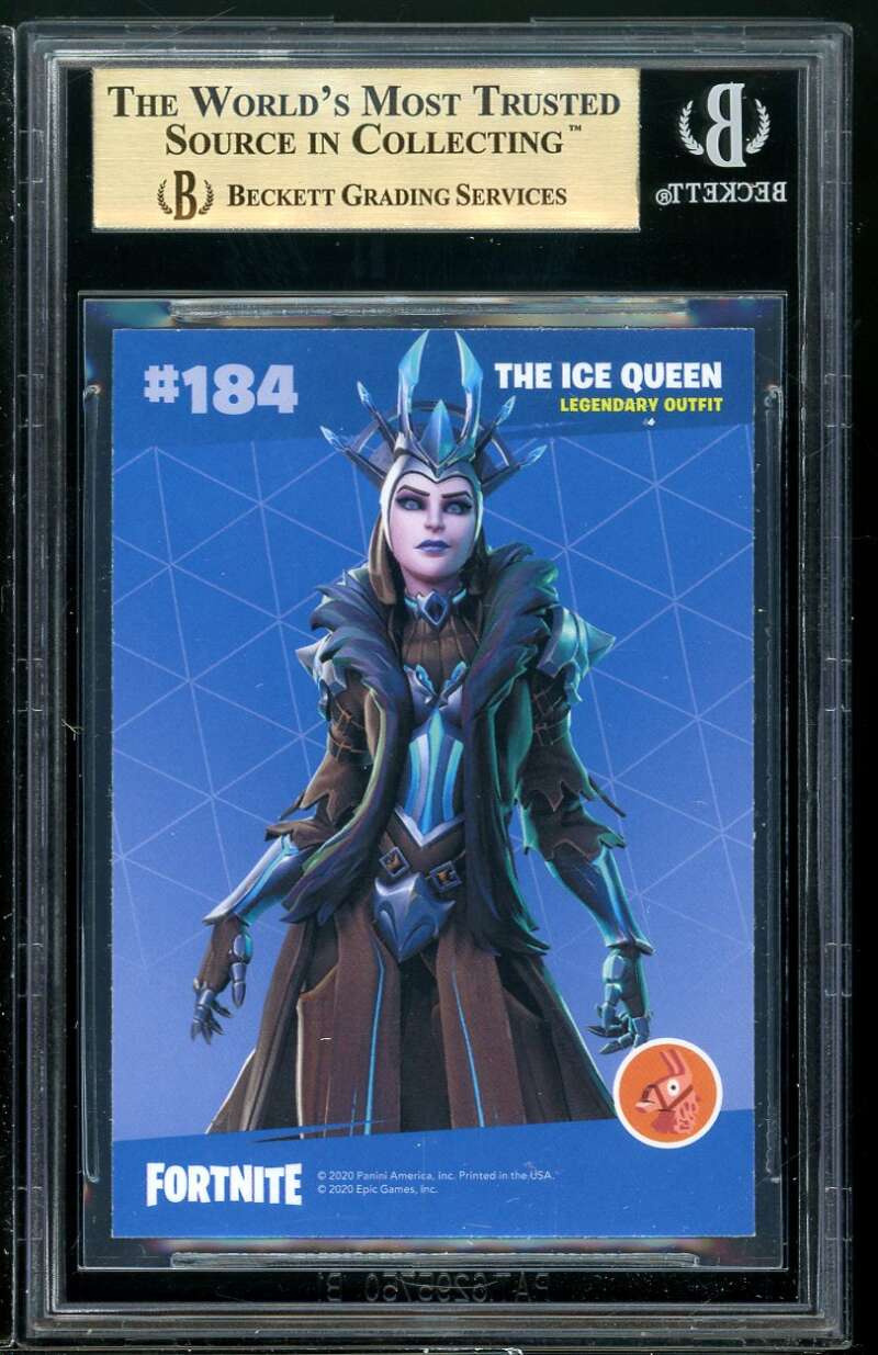 The Ice Queen 2020 Fortnite Series 2 Optichrome Holo USA BGS 9.5 (9.5 9.5 9.5 9) Image 2