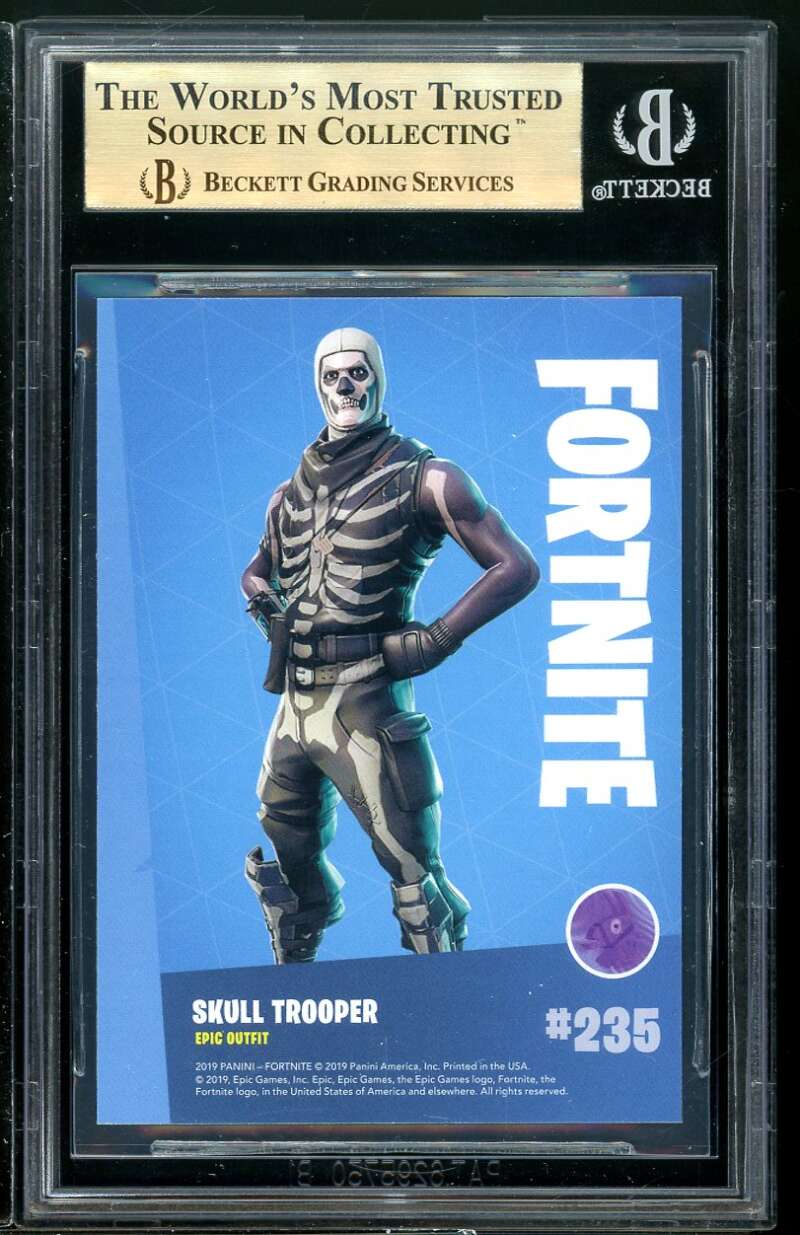 Skull Trooper Card 2010 Fortnite Series 1 #235 BGS 9.5 (9.5 9.5 9.5 9.5) Image 2