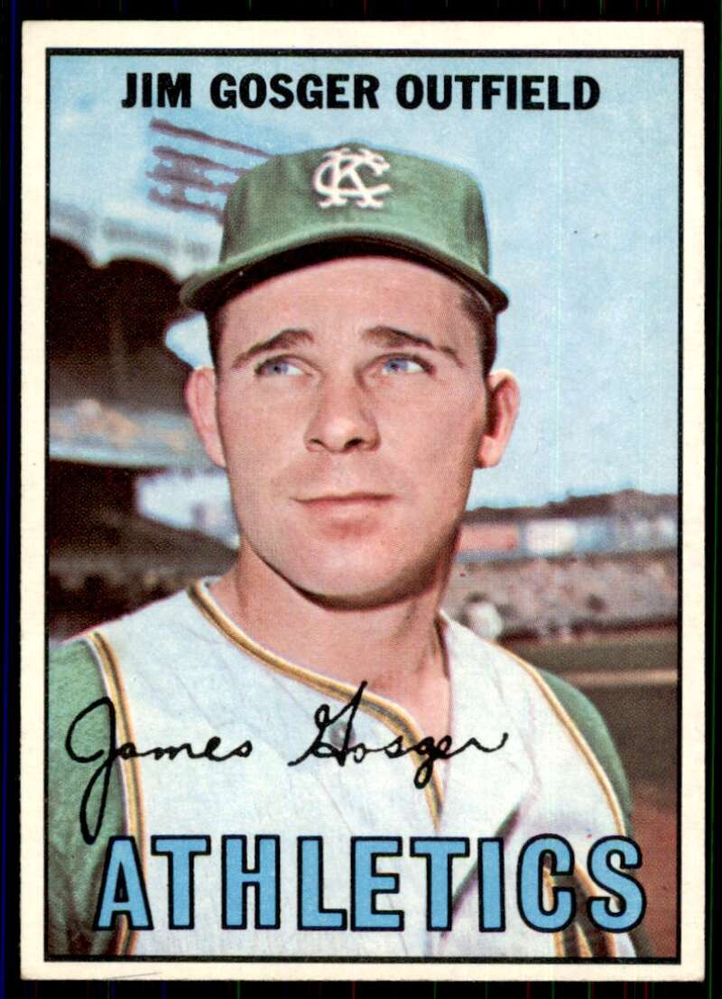 Jim Gosger Card 1967 Topps #17 Image 1