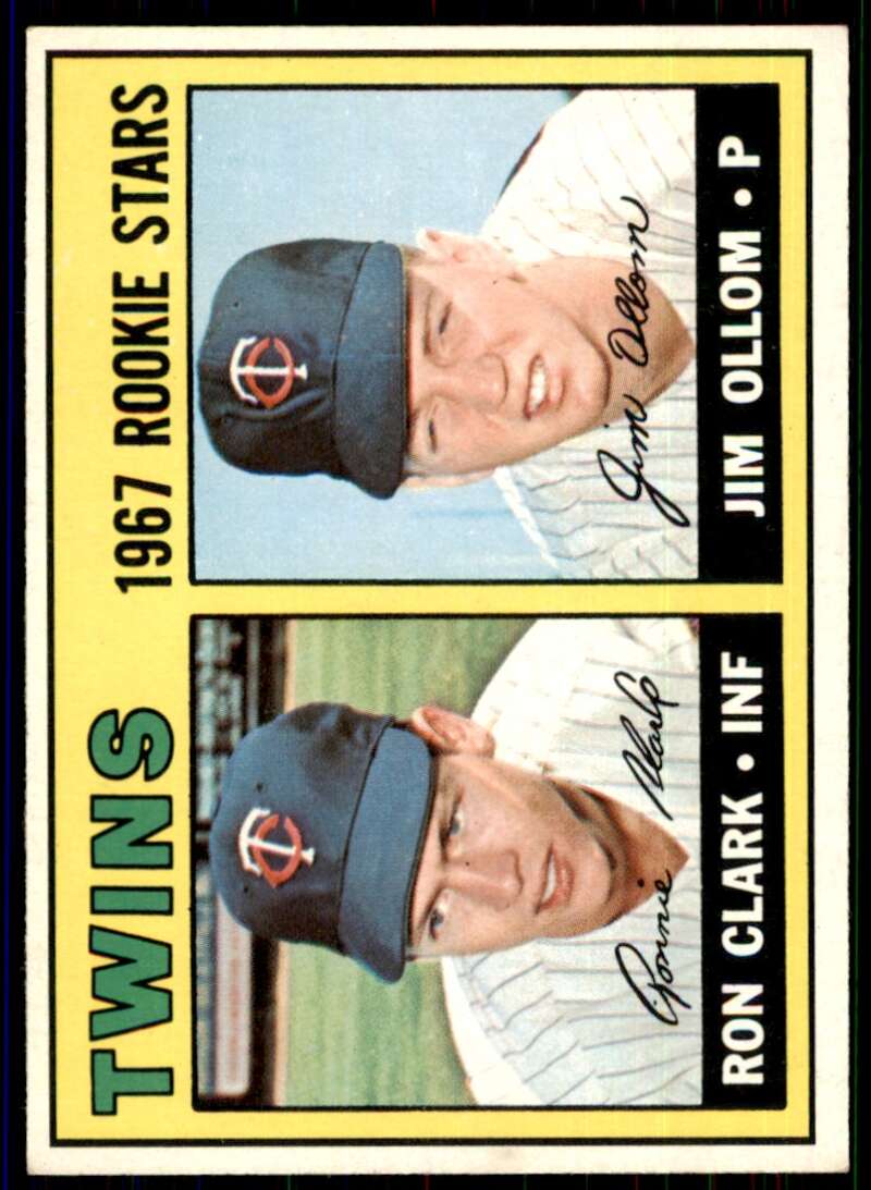 Twins Rookies - Ron Clark/Jim Ollom Card 1967 Topps #137 Image 1