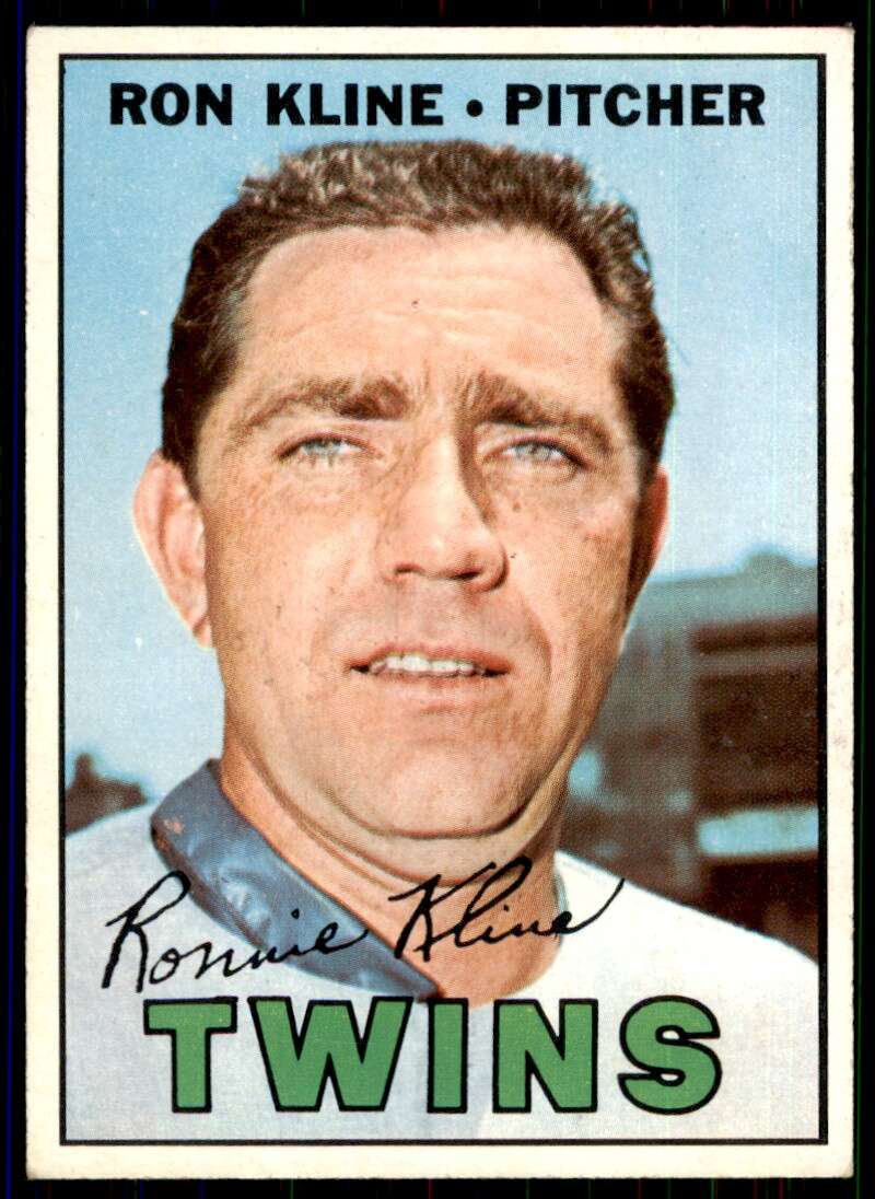 Ron Kline Card 1967 Topps #133 Image 1