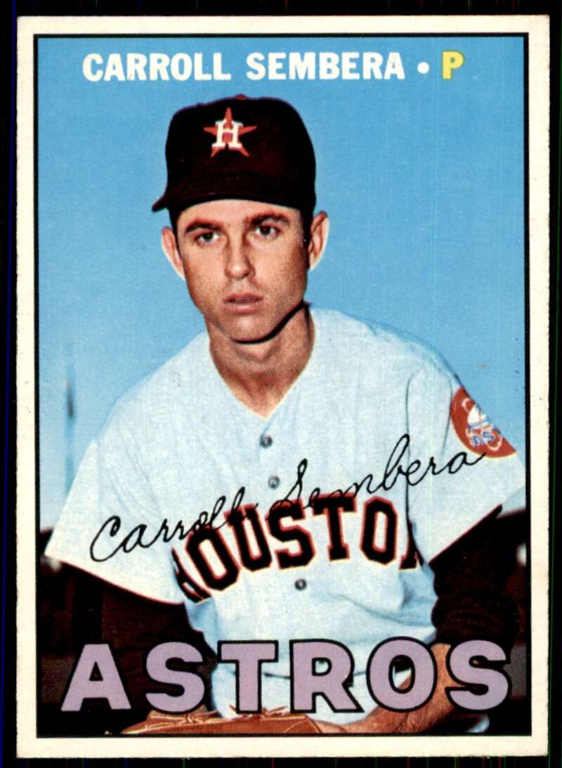 Carroll Sembera Card 1967 Topps #136 Image 1