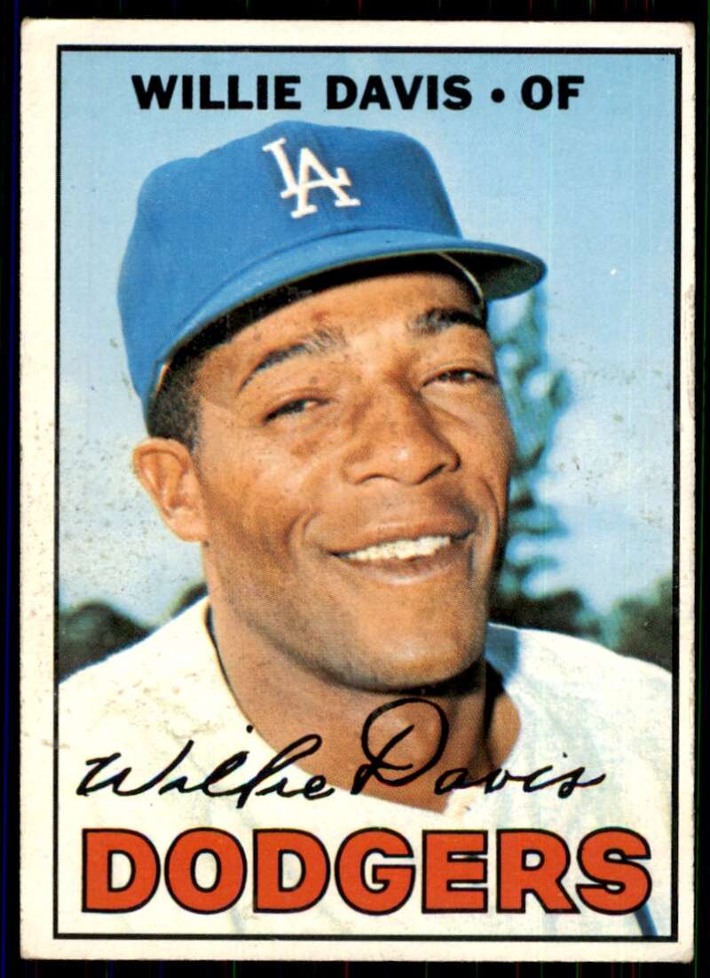 Willie Davis Card 1967 Topps #160 Image 1