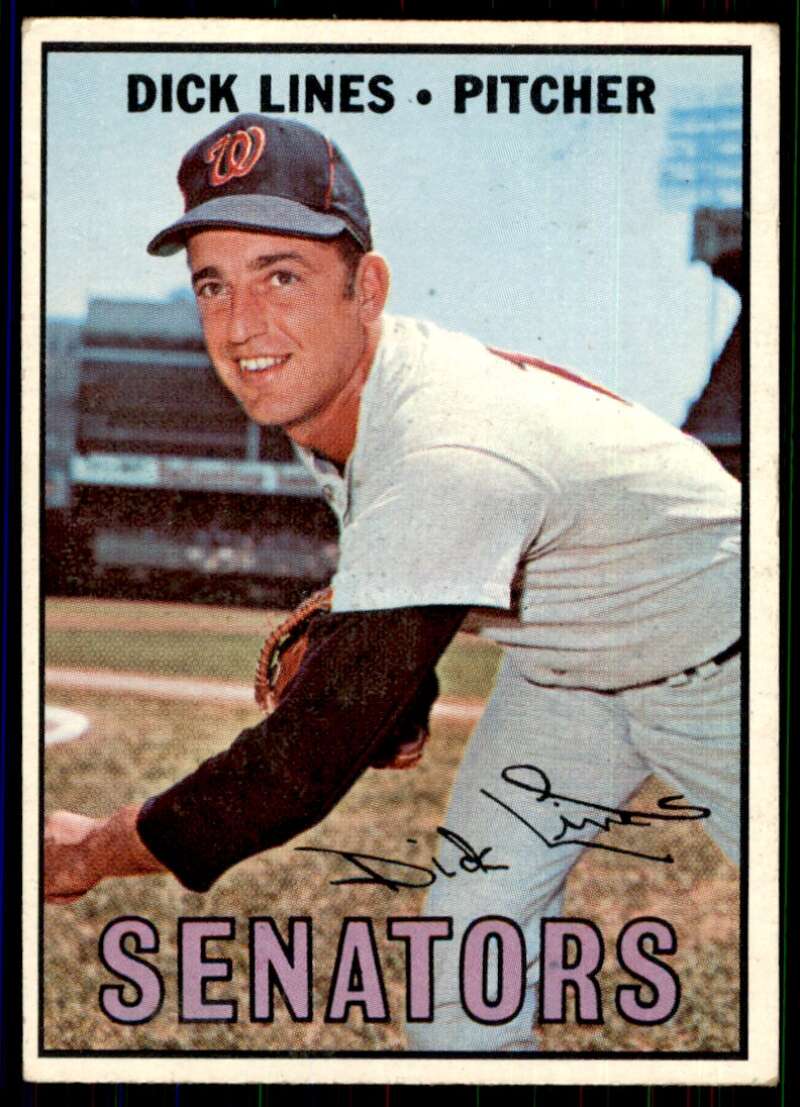 Dick Lines Card 1967 Topps #273 Image 1