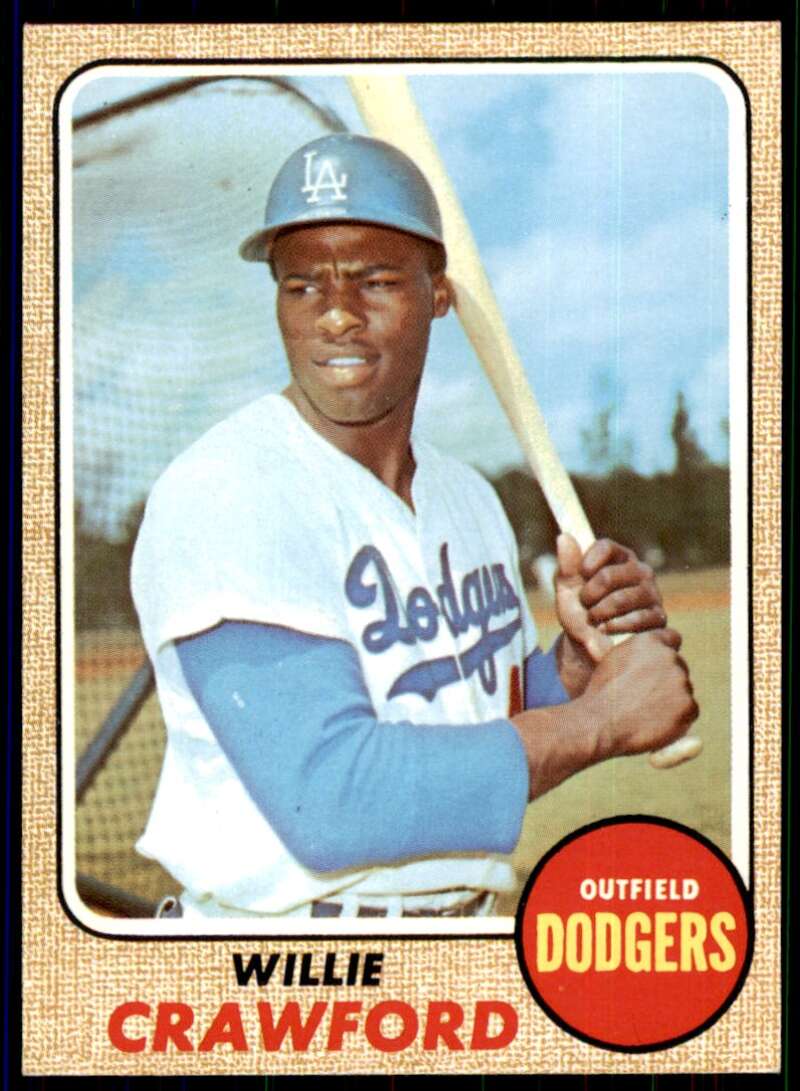 Willie Crawford Card 1968 Topps #417 Image 1