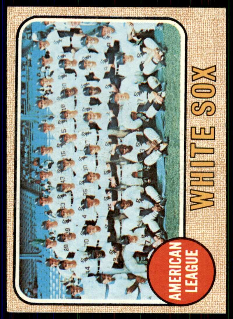 Chicago White Sox Card 1968 Topps #424 Image 1