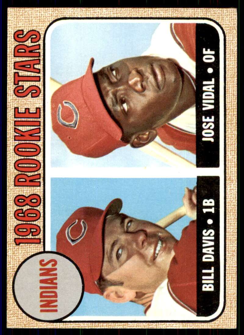 Bill Davis/Jose Vidal Rookie Card 1968 Topps #432 Image 1