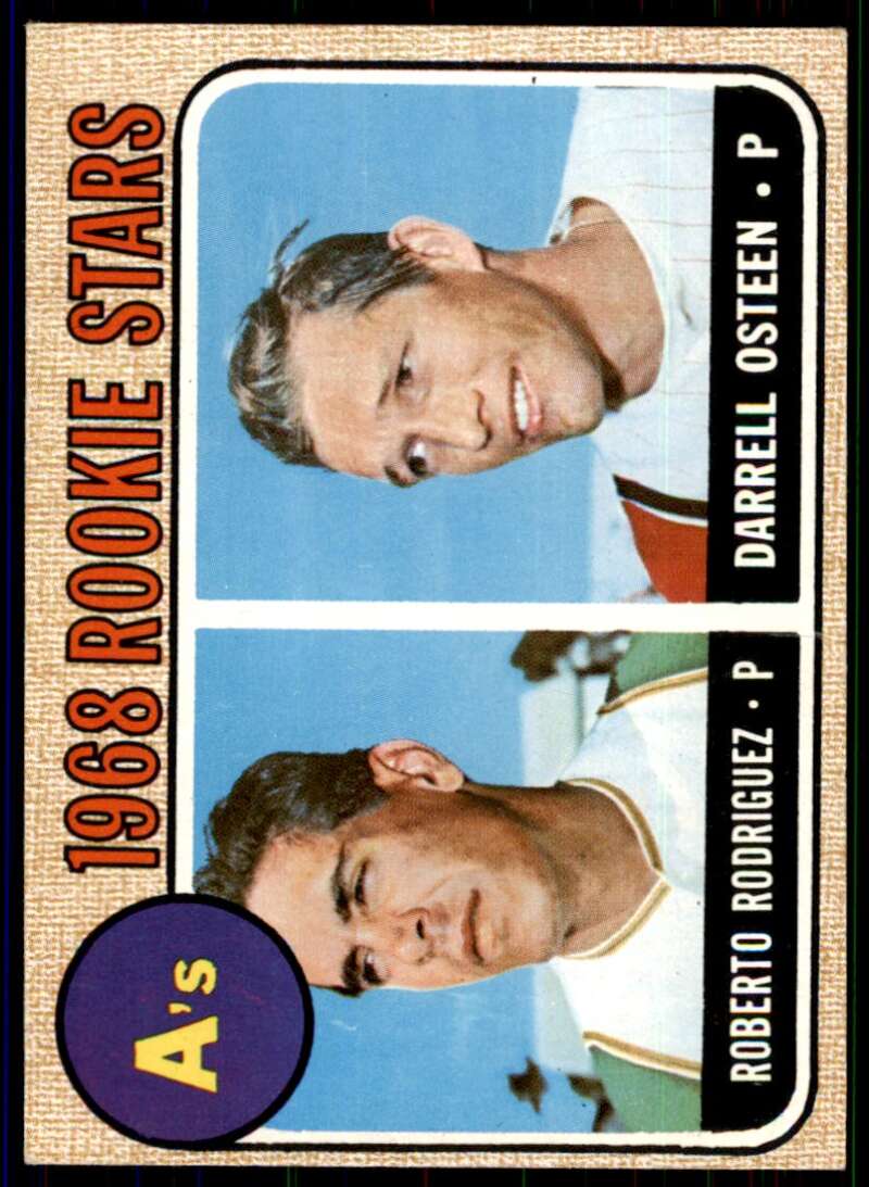 Roberto Rodriguez/Darrell Osteen Rookie Card 1968 Topps #199 Image 1