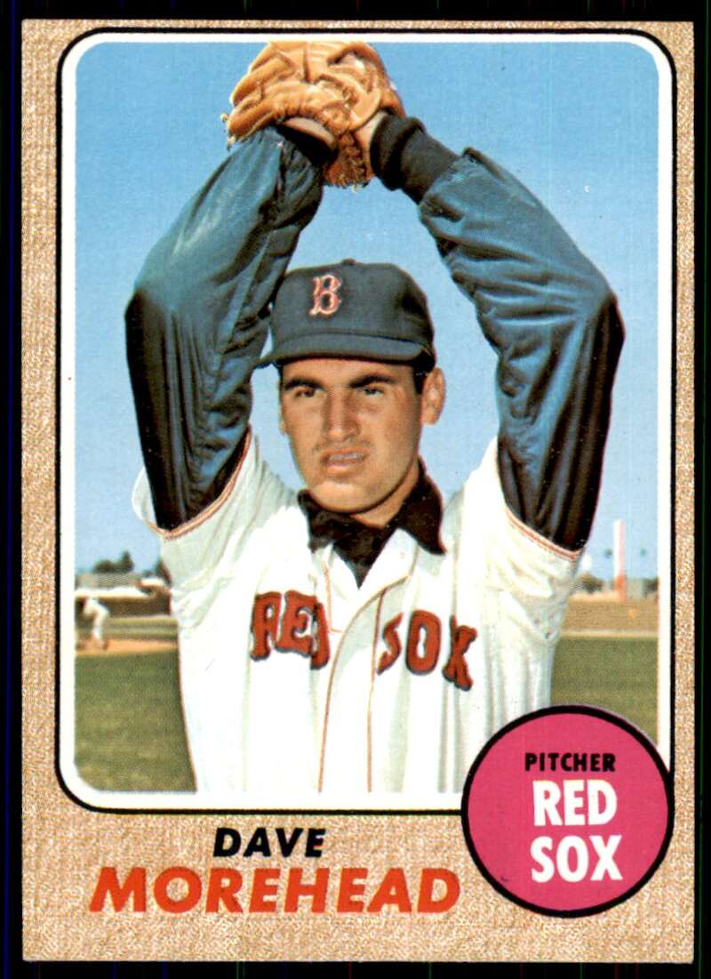 Dave Morehead Card 1968 Topps #212 Image 1