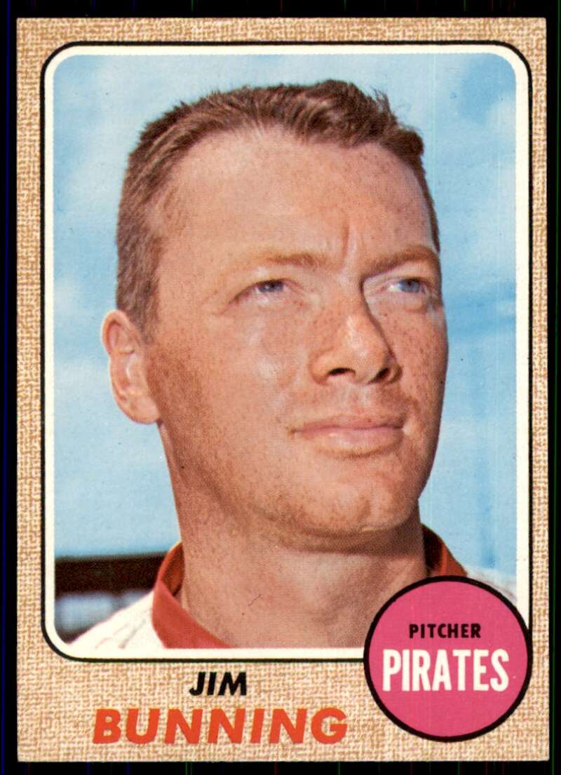 Jim Bunning Card 1968 Topps #215 Image 1