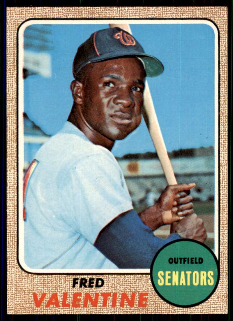 Fred Valentine Card 1968 Topps #248 Image 1