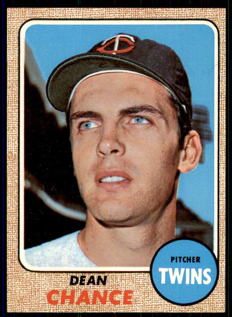 Dean Chance Card 1968 Topps #255 Image 1