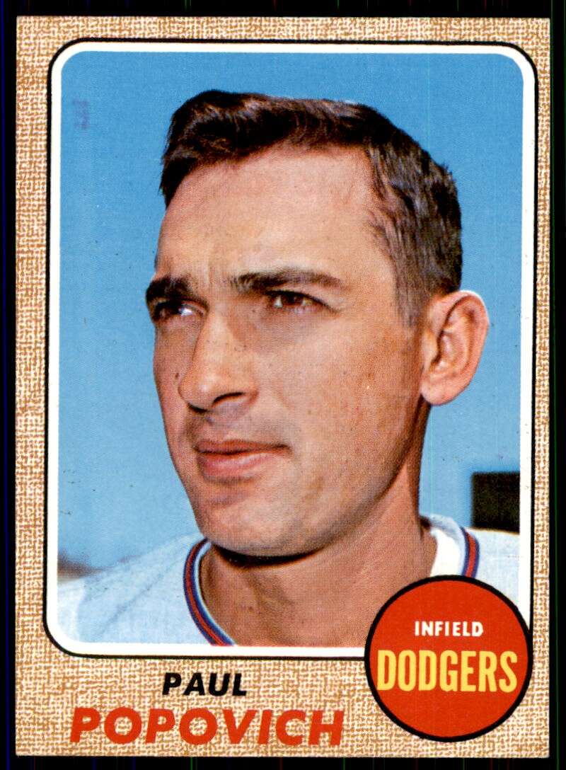 Paul Popovich Card 1968 Topps #266 Image 1