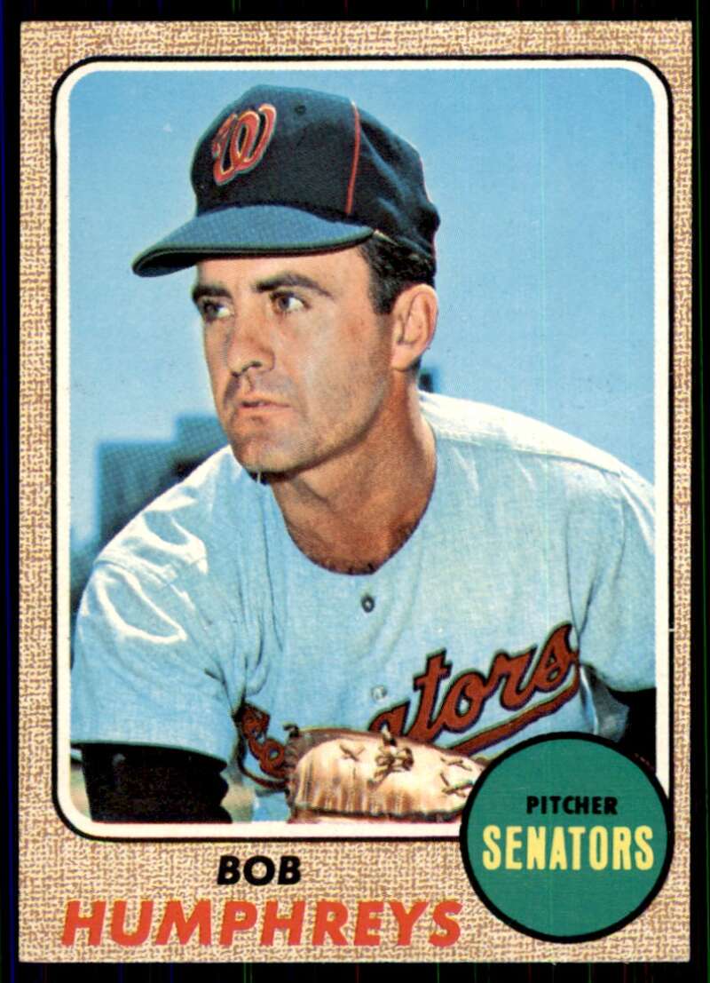 Bob Humphreys Card 1968 Topps #268 Image 1