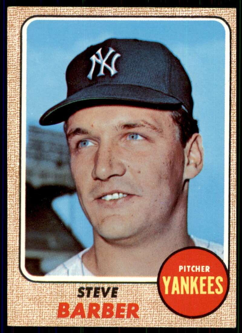 Steve Barber Card 1968 Topps #316 Image 1