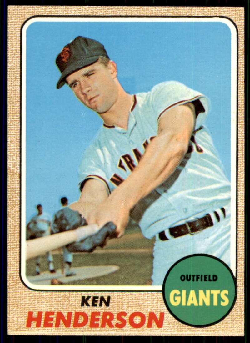 Ken Henderson Card 1968 Topps #309 Image 1