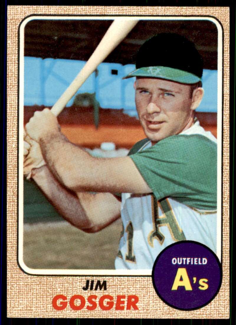 Jim Gosger Card 1968 Topps #343 Image 1