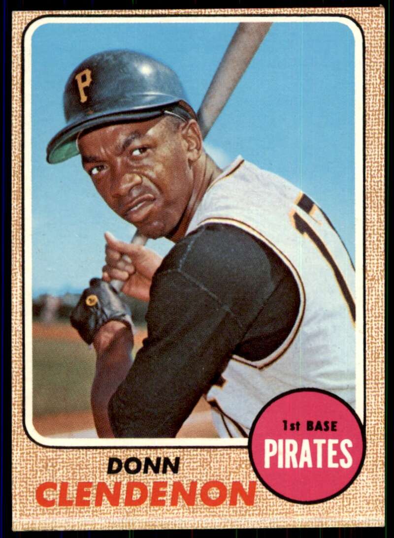 Donn Clendenon Card 1968 Topps #344 Image 1