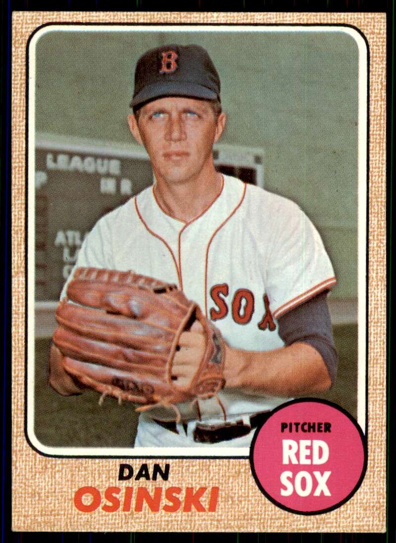 Dan Osinski Card 1968 Topps #331 Image 1