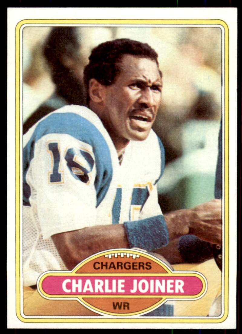 Charlie Joiner Card 1980 Topps #28 Image 1