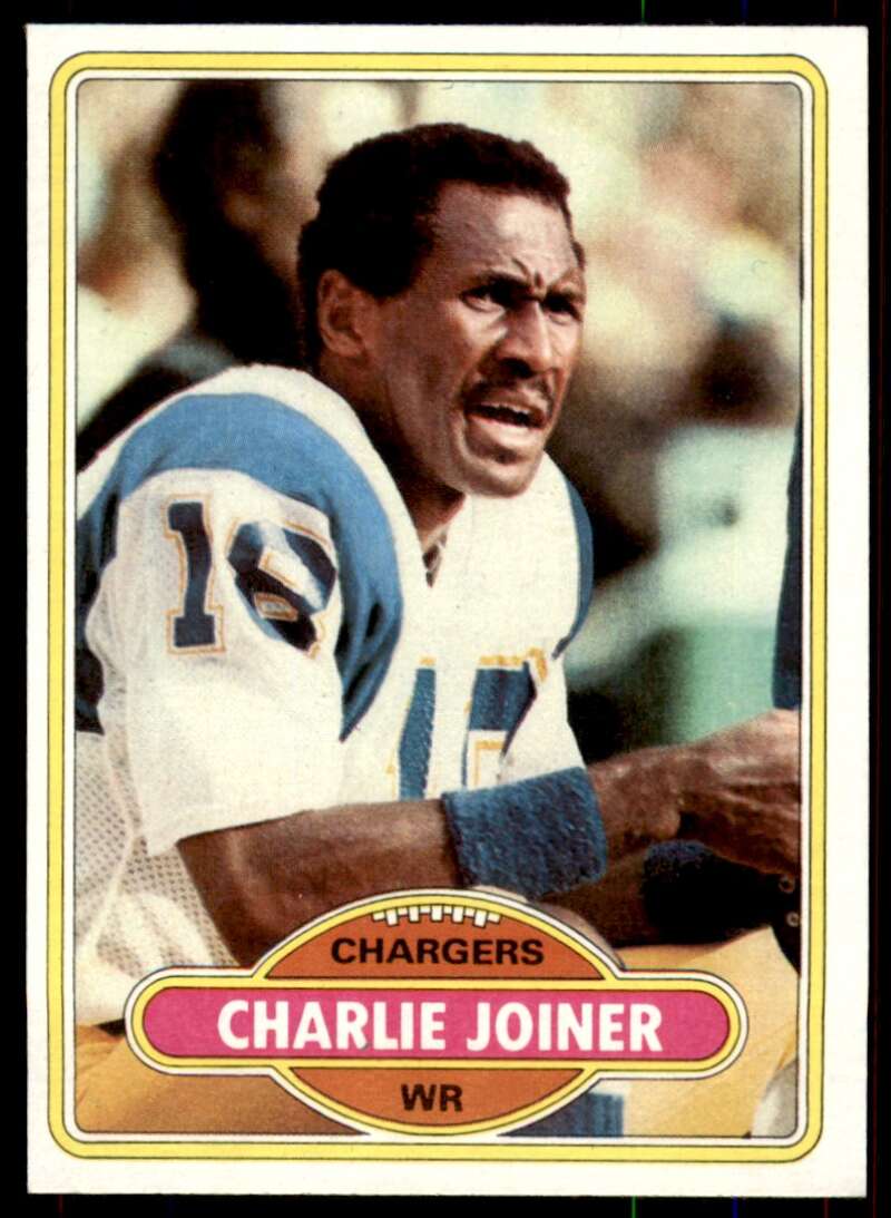 Charlie Joiner Card 1980 Topps #28 Image 1