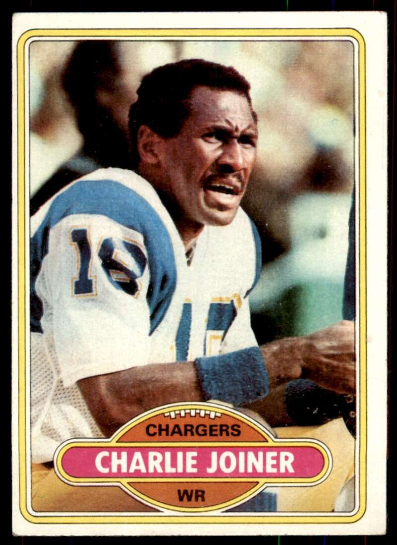 Charlie Joiner Card 1980 Topps #28 Image 1