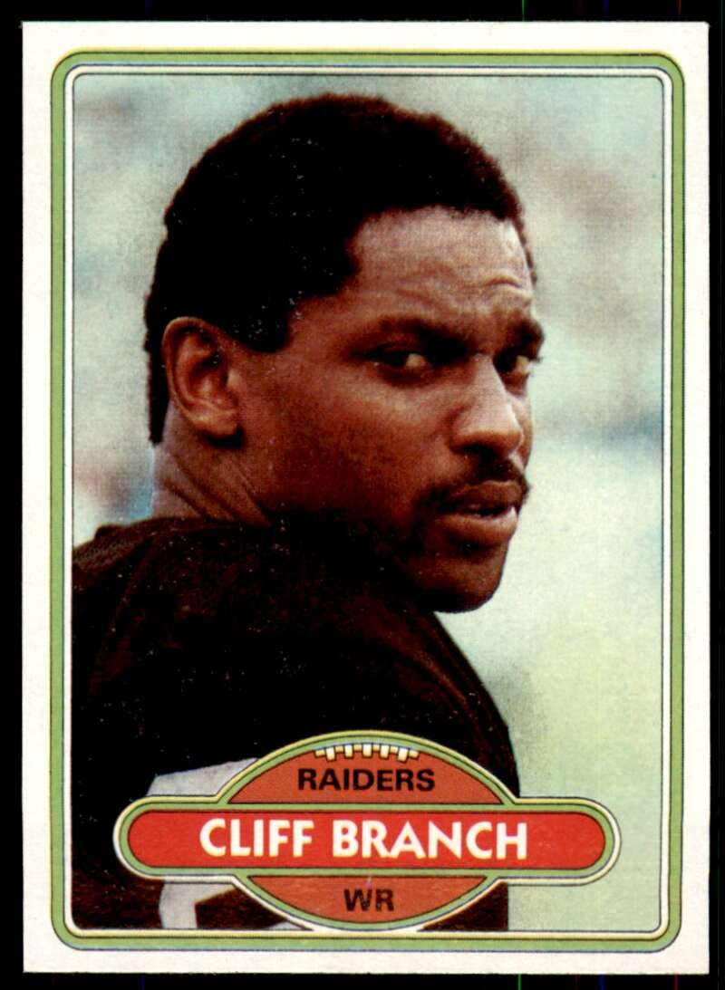 Cliff Branch Card 1980 Topps #85 Image 1