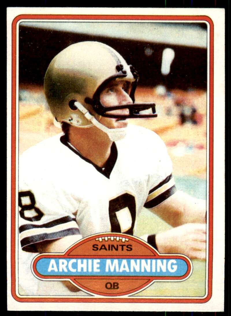 Archie Manning Card 1980 Topps #93 Image 1