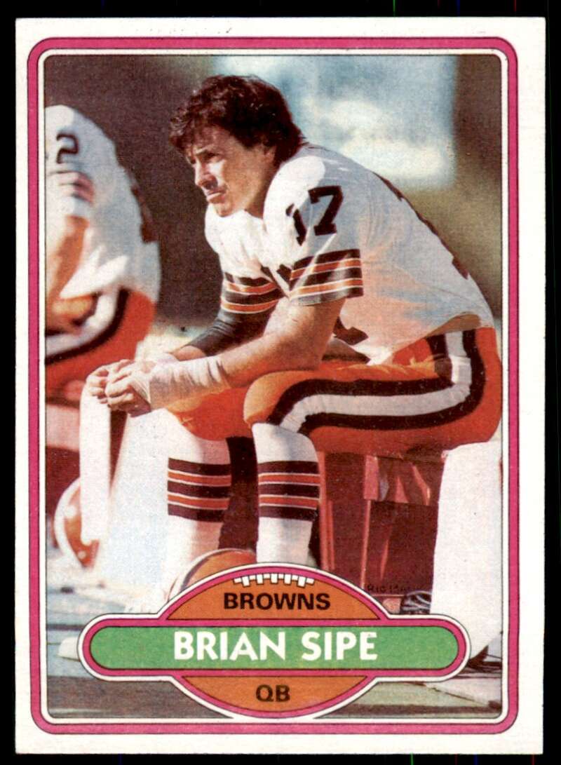 Brian Sipe Card 1980 Topps #171 Image 1