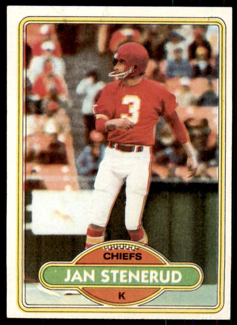 Jan Stenerud Card 1980 Topps #266 Image 1