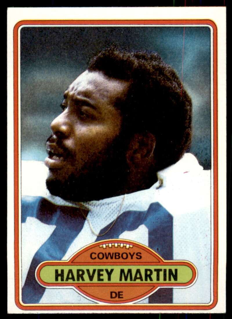 Harvey Martin Card 1980 Topps #270 Image 1