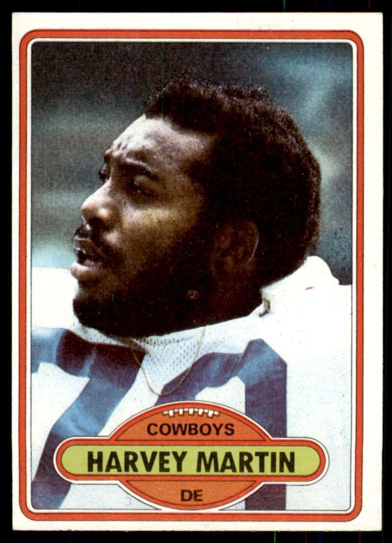 Harvey Martin Card 1980 Topps #270 Image 1