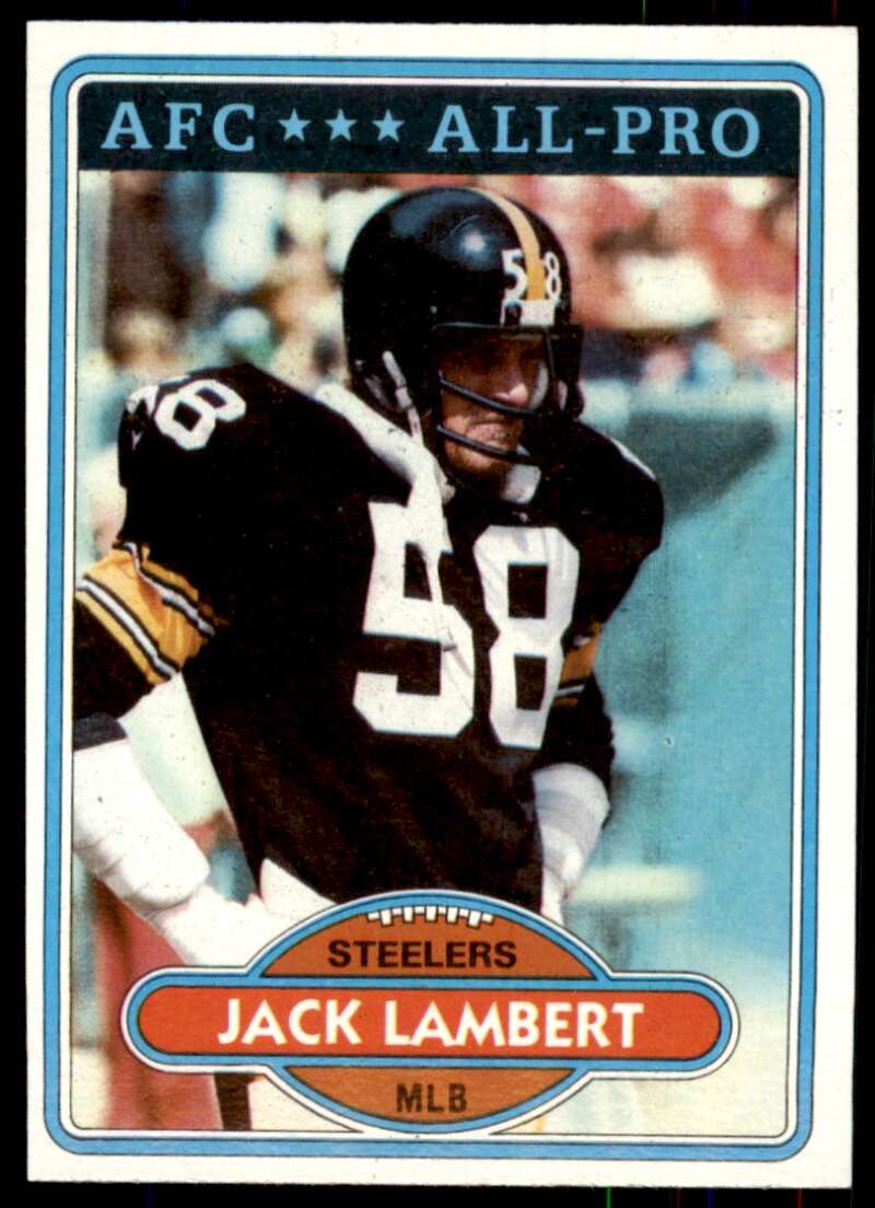 Jack Lambert Card 1980 Topps #280 Image 1