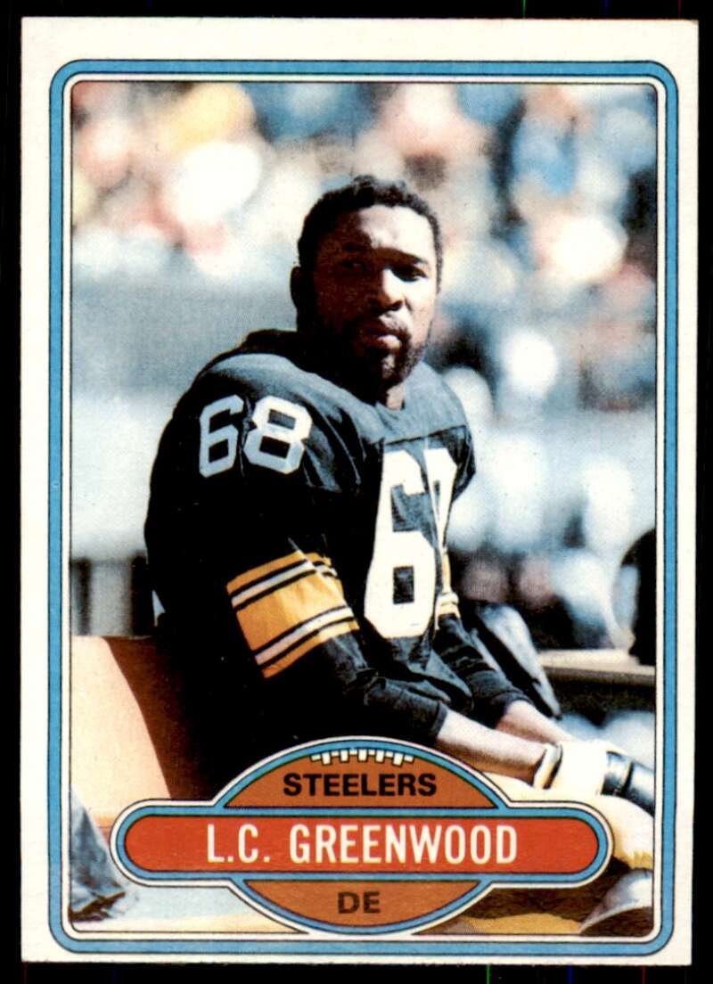 L.C. Greenwood Card 1980 Topps #375 Image 1