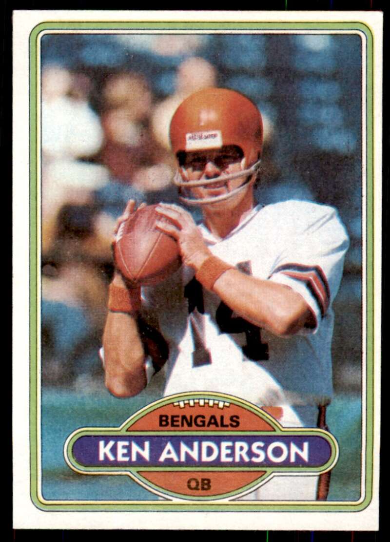 Ken Anderson Card 1980 Topps #388 Image 1